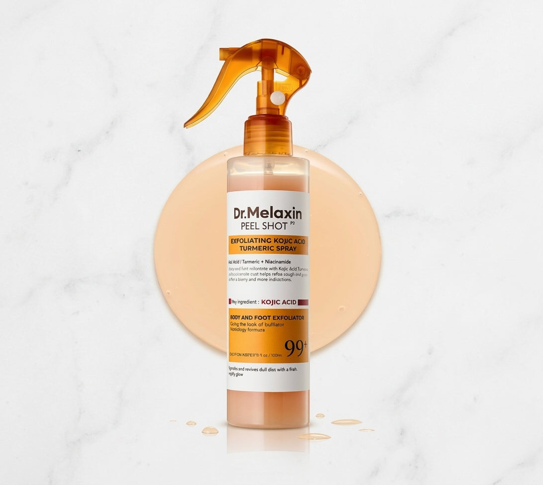 Spray Exfoliante Corporal Ácido Kójico y Cúrcuma